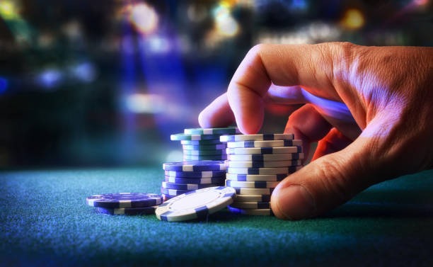 Live Dice Game table with croupier and three dice visible on studio camera